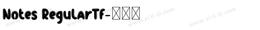 Notes RegularTf字体转换